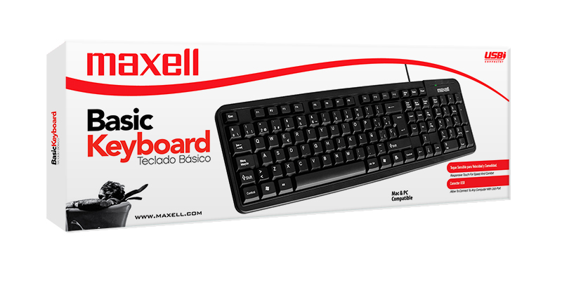 Maxell teclado basico  usb kb-90 347215