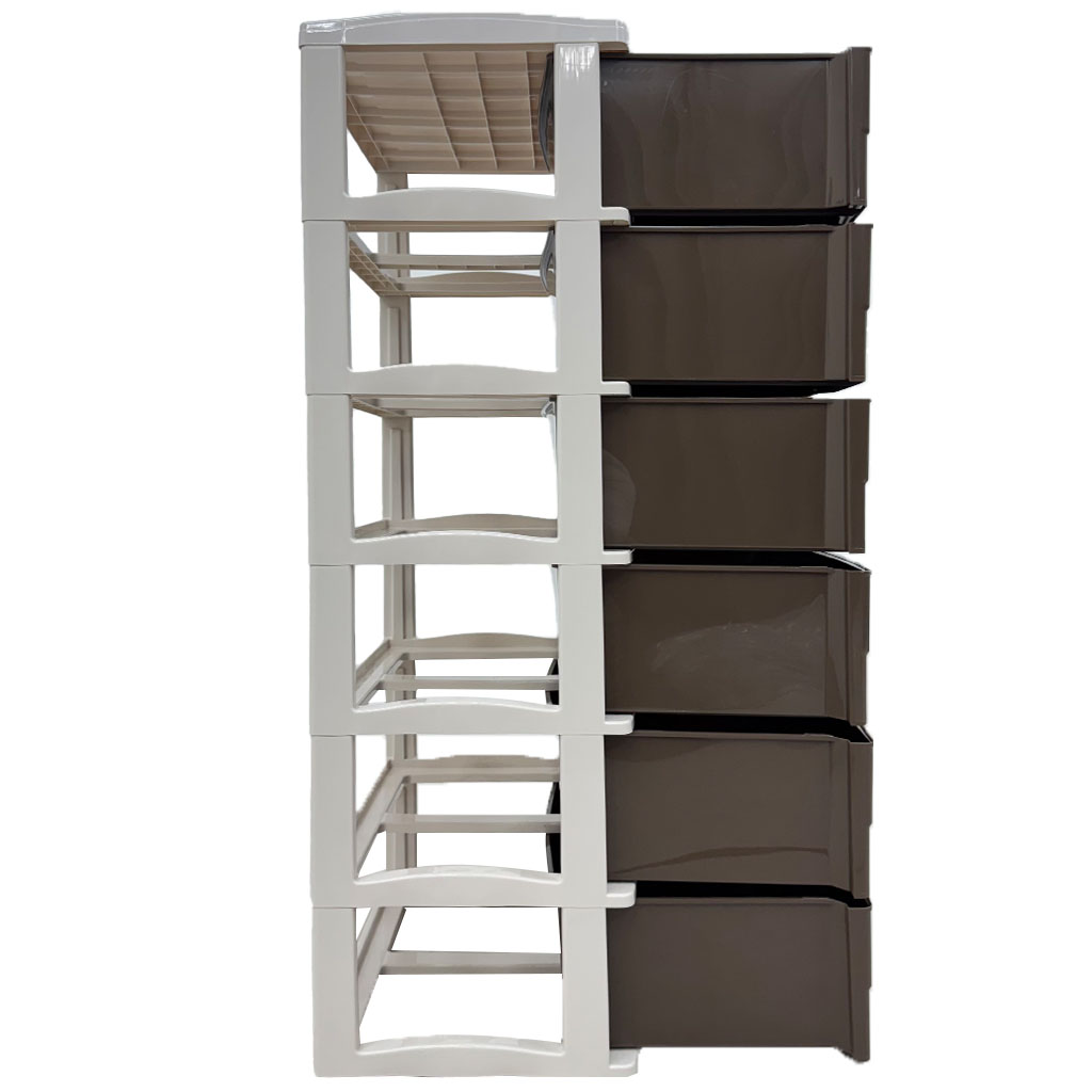 Gavetero plastico de 6 gavetas