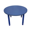 Mesa redonda para kinder con pata ajustable