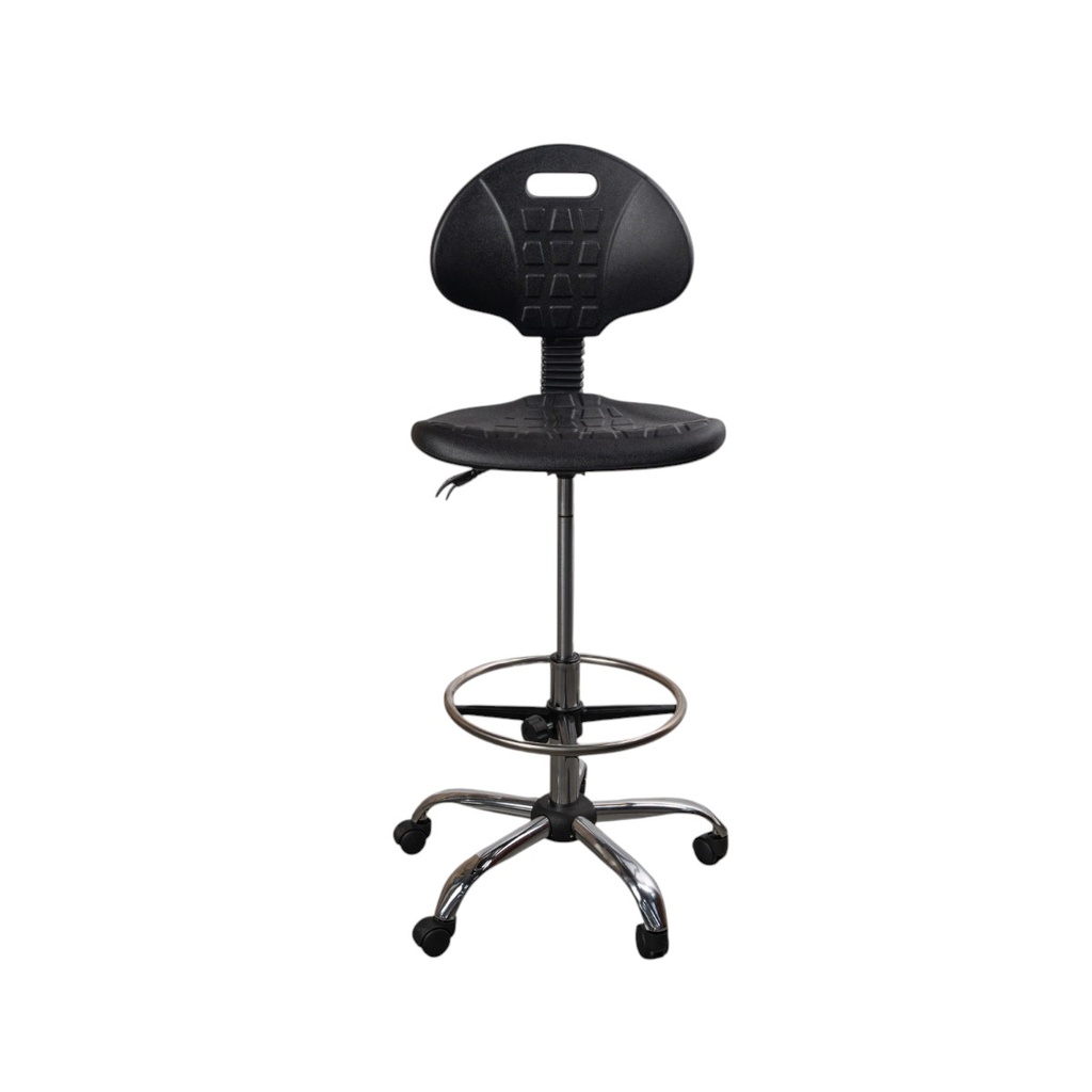 Silla cajero en polipropileno para cuarto limpio