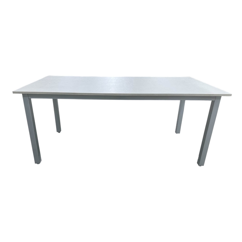 Mesa en metal para comedor institucional