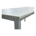 Mesa en metal para comedor institucional