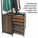 Ropero de metal 3 gavetas