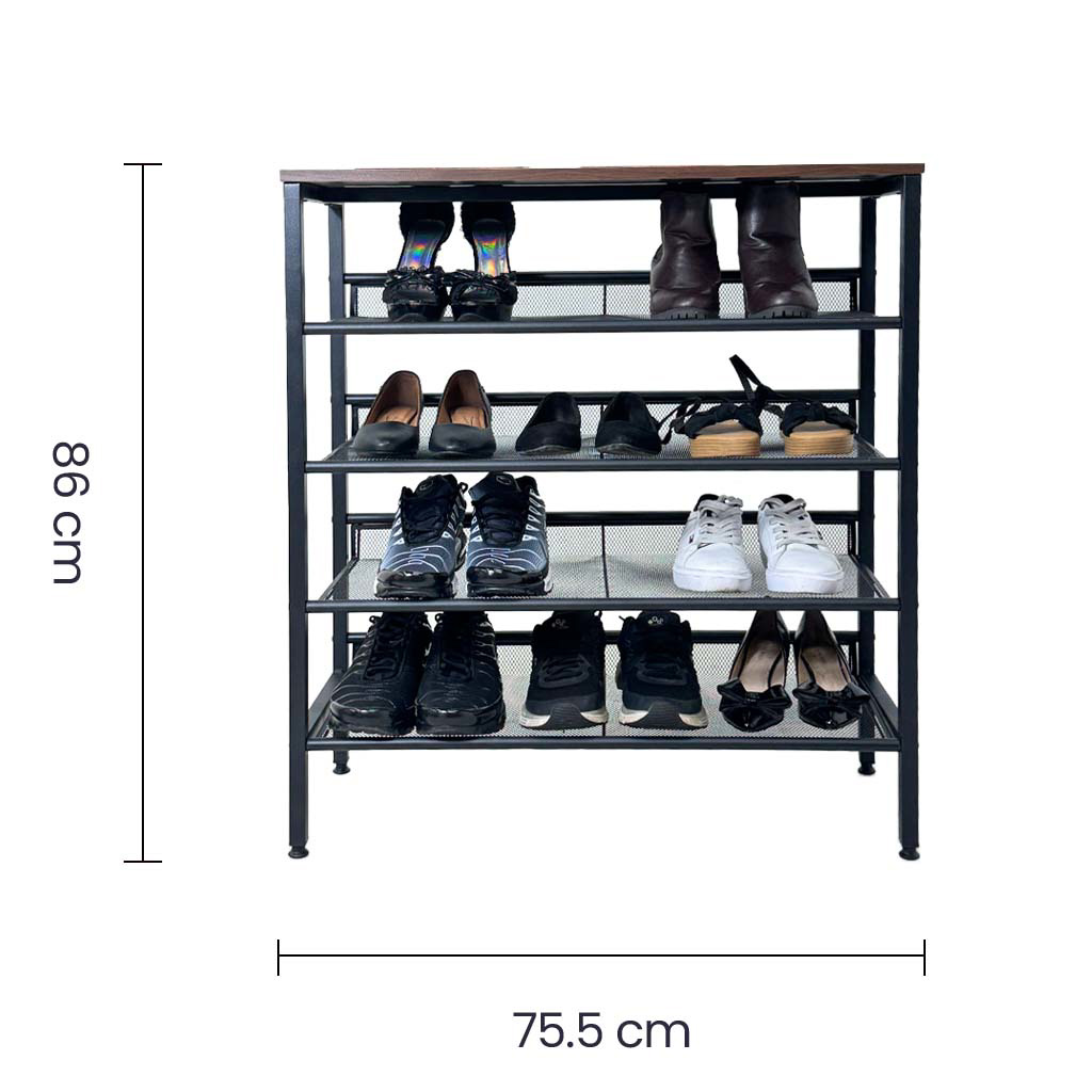 Zapatera de 4 niveles