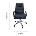 Silla Ejecutiva Vinilo Negro