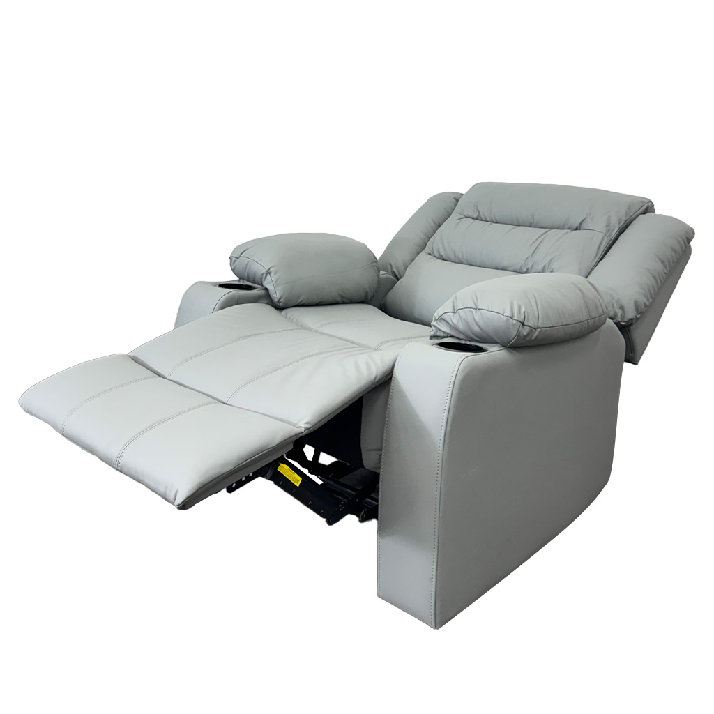 Sofá reclinable en vinilo