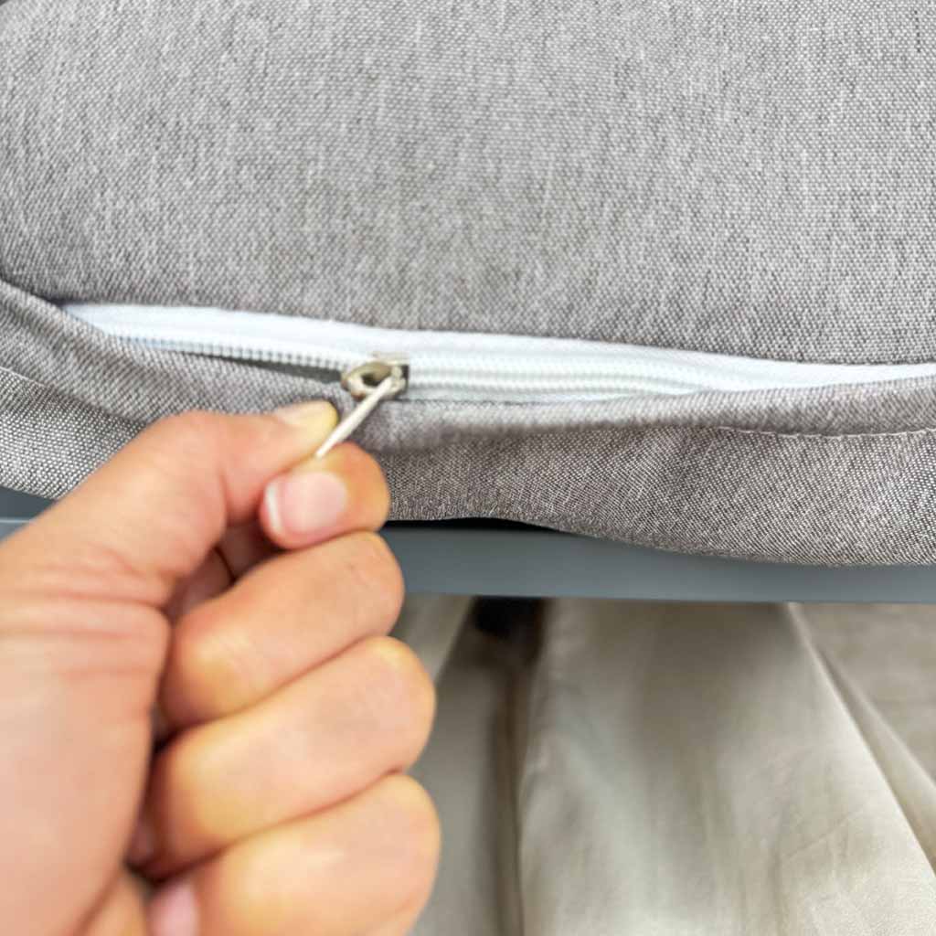 Comedor de aluminio con 4 sillas