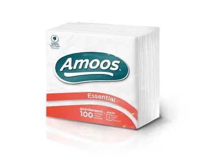 Amoos servilleta Essential 22X22 cm P100 C2 paq x 24 - T622059 - 1