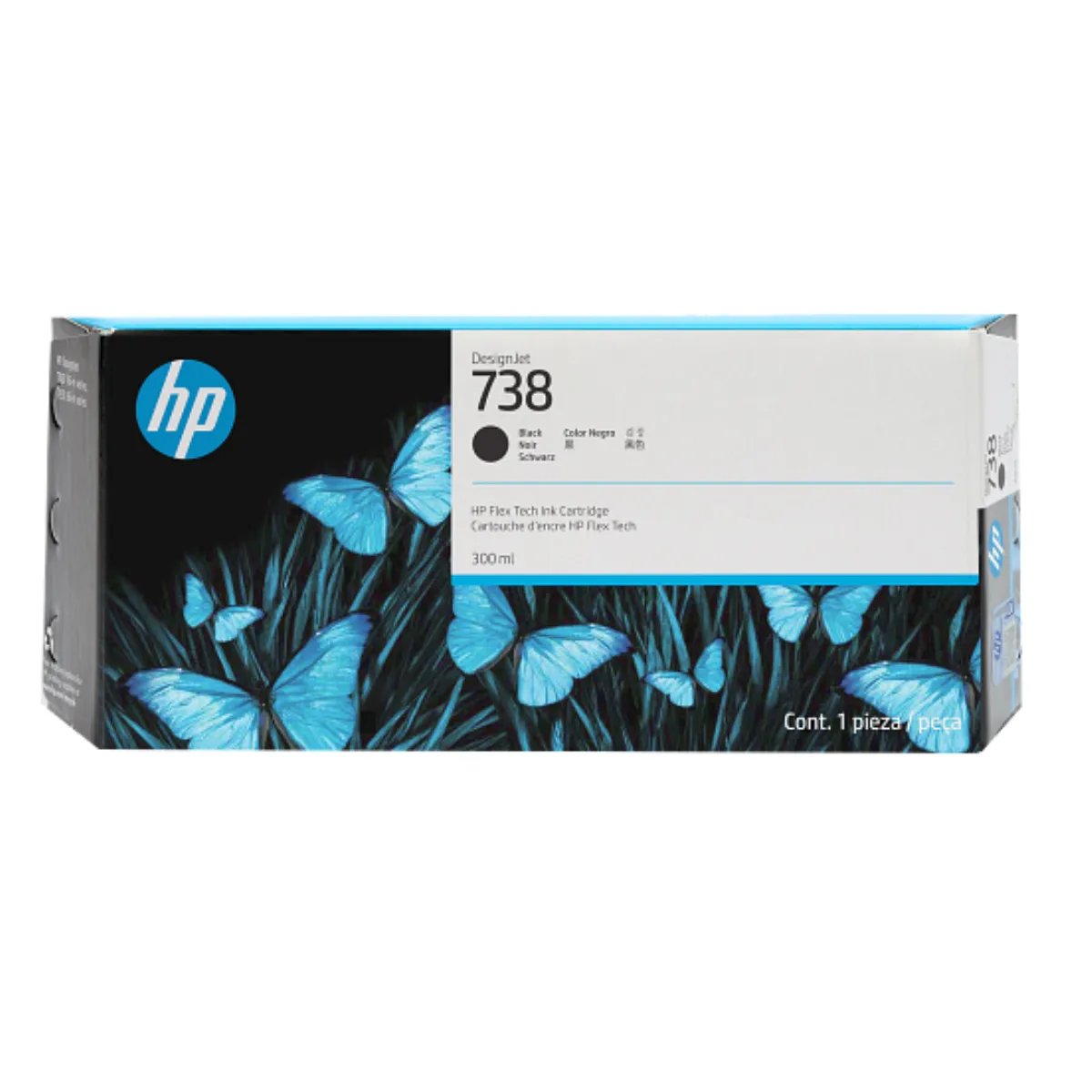 HP Cartucho # 738 Negro  300ml 498N8A - 1