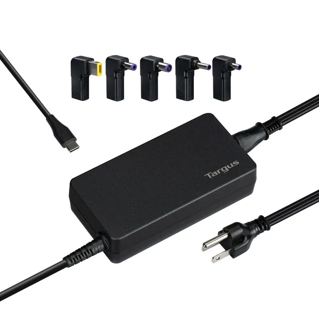 Targus cargador universal 100W USB-C y legacy cargador kit negro - APM108TT - 1