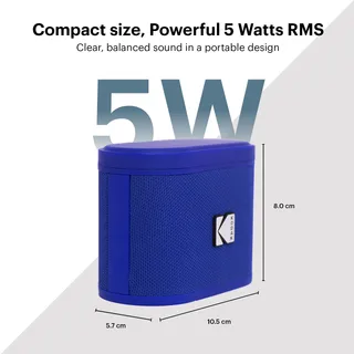 Kodak soundbrix audio portable  5 W color azul - B0DQVDK34Z - 3