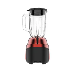 Black + Decker Licuadora Rojo Acero Inoxidable 700 Watts, 8 Veloc. Jarra vidrio 1.25L BL0876-2RDLA - 2