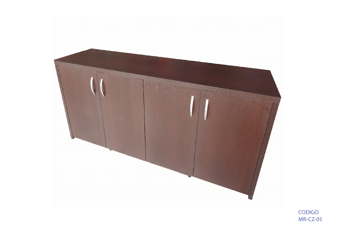 Credenza de 4 Puertas en Madera Aglomerada