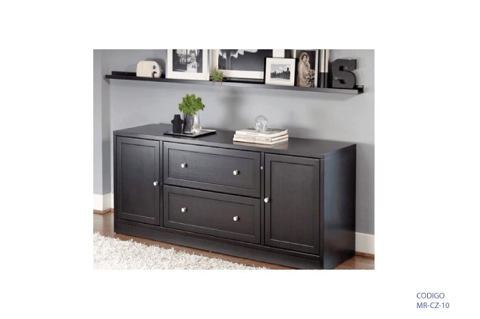 Mueble tipo credenza con puertas y gavetas