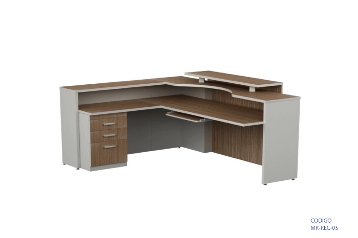 [MR-REC-05] Mueble tipo recepción en forma de L
