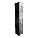 Locker metálico de 4 compartimientos con aldabas y ventilación