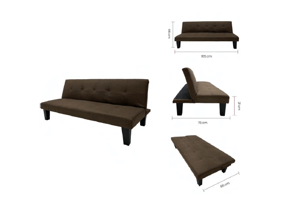 [TK-SF-30] Sofa Cama Color Café