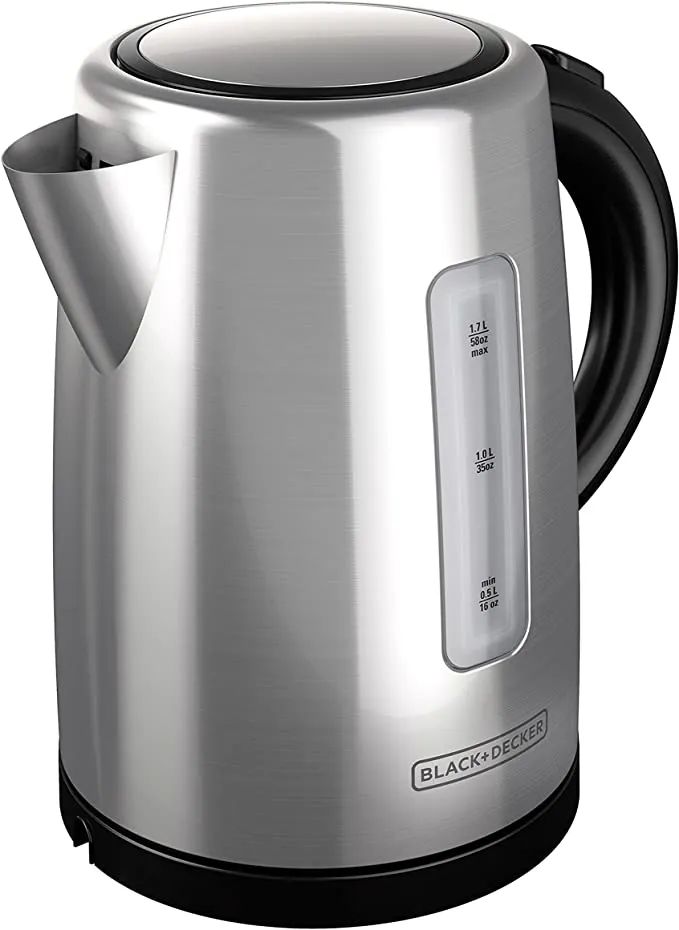 [DTF-BD00027] Black + Decker hervidor 1.7L inox alambrico KE2000SD
