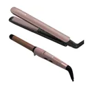 Remington combo alisadora y rizadora con keratina S8599-CI5329-F