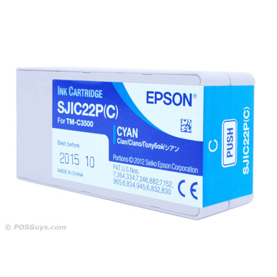 Epson cartucho cyan sjic22p(c) C33S020581