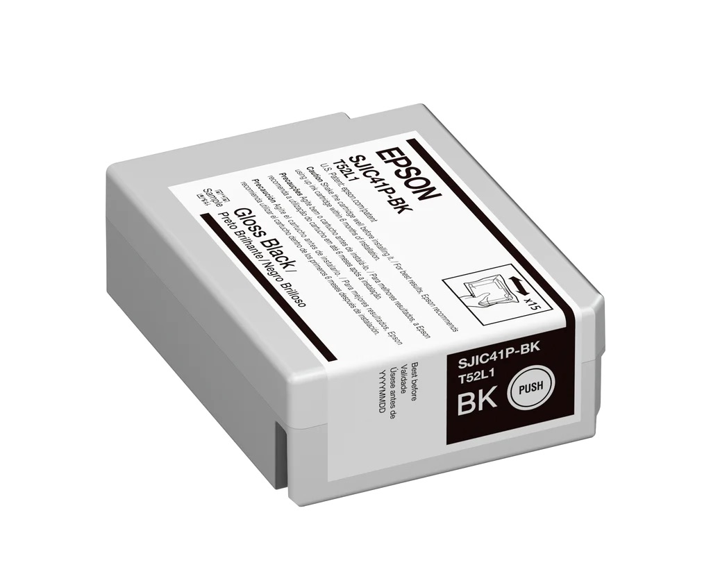 Epson cartucho sjic negro Gloss para C4000-C13T52L120