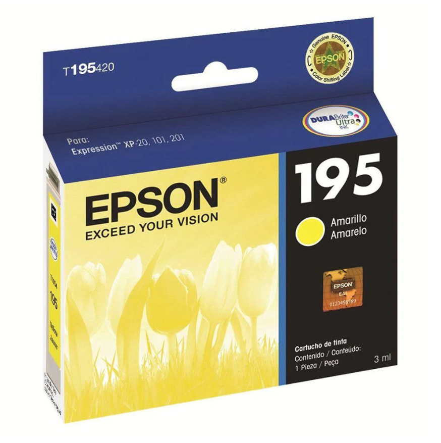 Epson cartucho amarillo para XP-101/201/211    T195420-AL