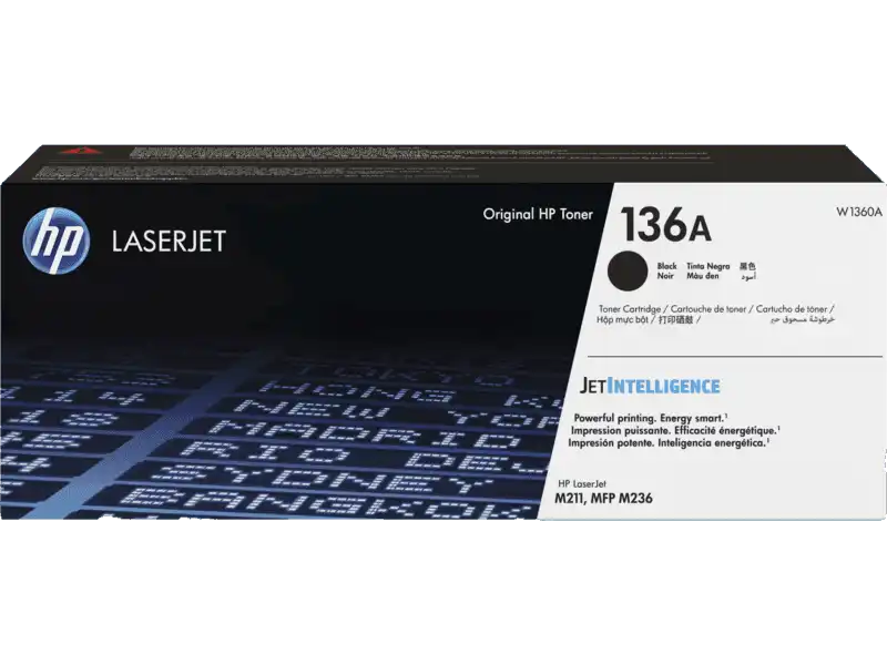 HP toner 136A negro LaserJet toner-W1360A