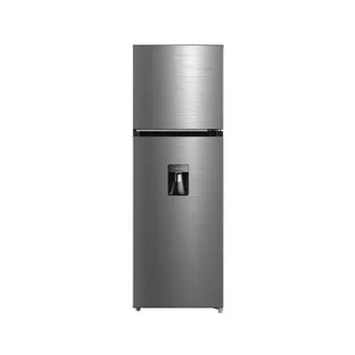 Midea Refrigerador Congelador superior de 13 pies con dispensador Acero inoxidable MDRT489MTM46W