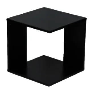 [DTF-KN00046] Kenneth Cole estante cubo color cafe oscuro An 38 x Al 38 x Pr 38 cm-- KCWD2022053-BR