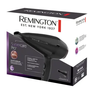 Remington secadora de cabello supercare pro turmalina 1900w negra D23A (110) F