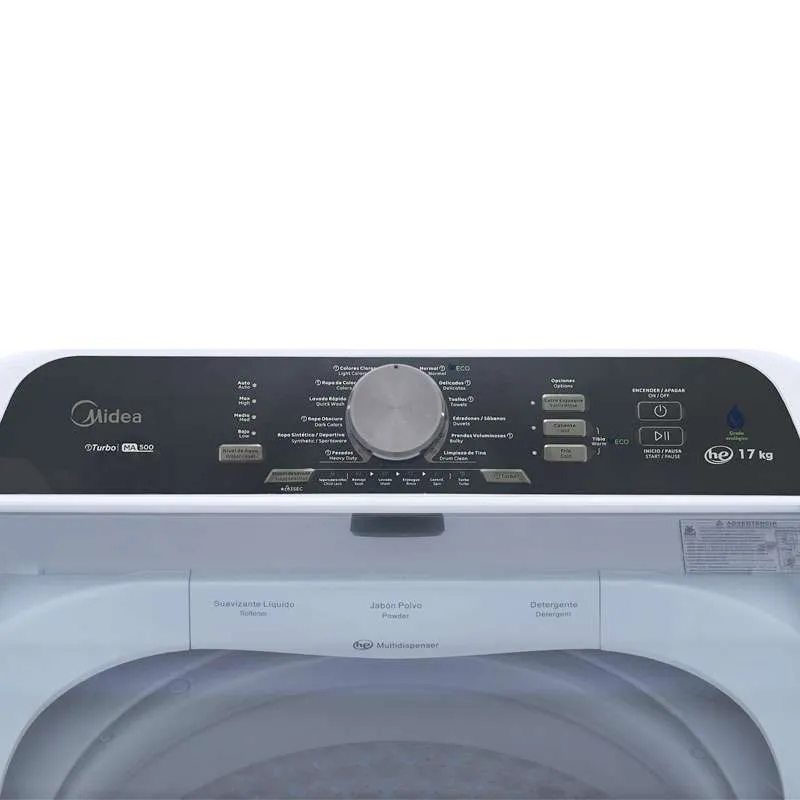 Midea lavadora carga superior xtreme Save blanca 17Kg MA500W170/W-CA