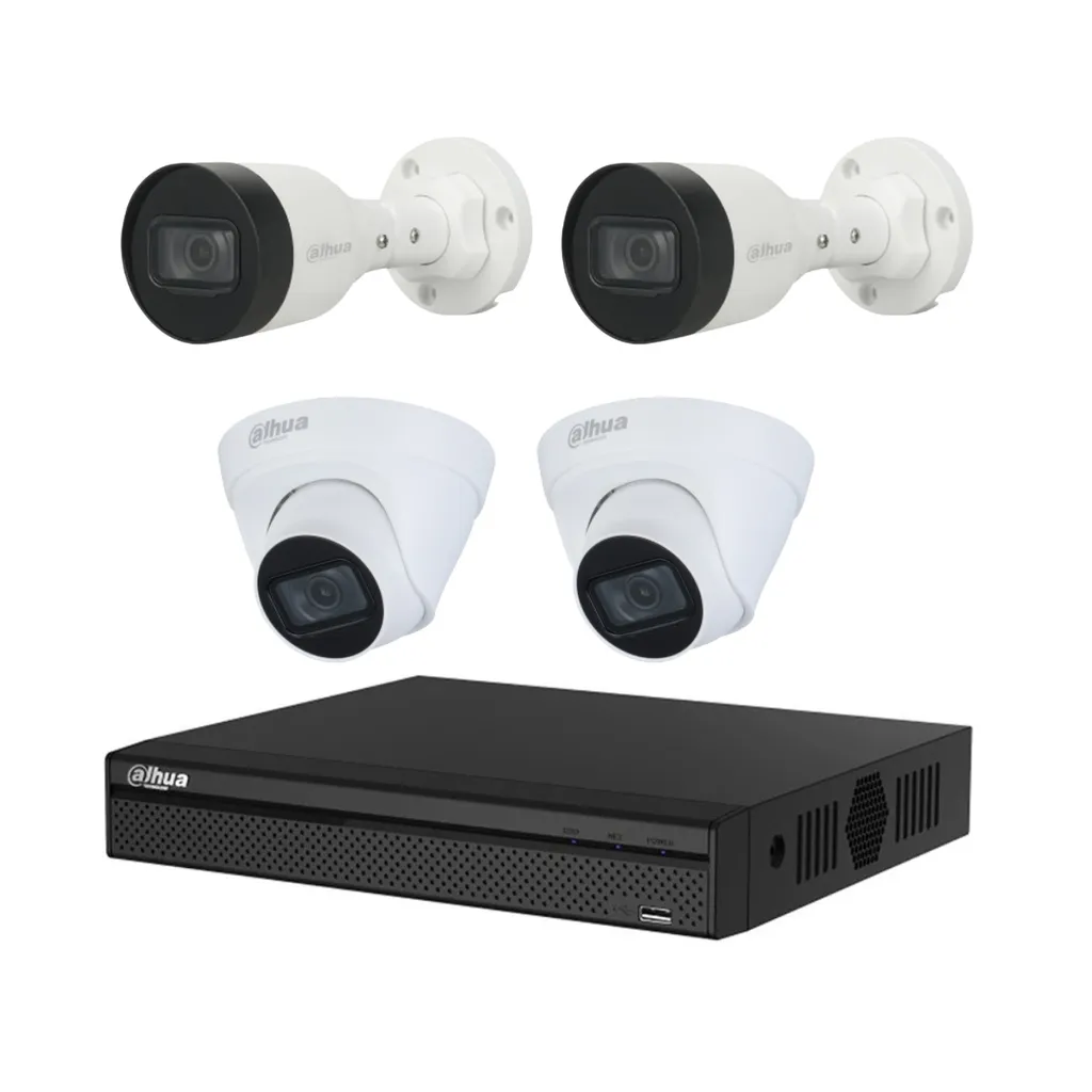 Dahua kit camaras 4Ch NVR - 1.0.01.04.37133-0002