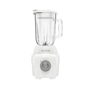 Black + Decker licuadora 2 veloc 700w vidrio 1.25L ice crush blanca - BL0876-0WDLA