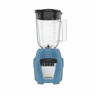 Black + Decker licuadora 8 veloc 700W vaso plast ice crush azul- BL0877-1ADLA