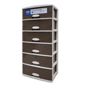 Gavetero plastico de 6 gavetas