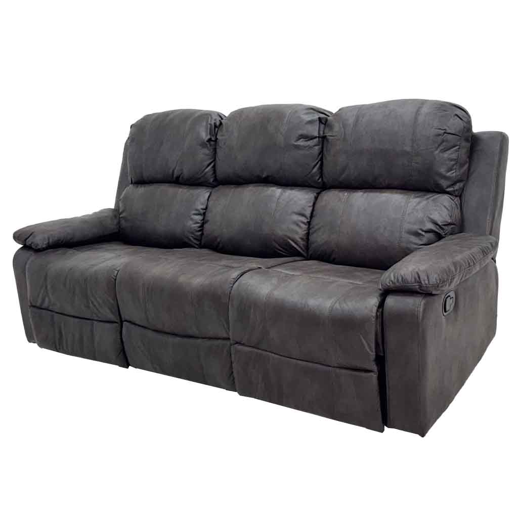 [TK-SF-67] SOFA TRIPLE RECLINABLE CAFE