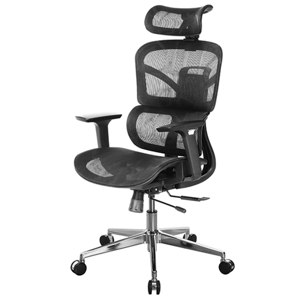 [TK-SI-64] Silla Ergonomica Negra