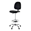 Silla de cajero en damasco negro