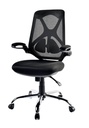 Silla ejecutiva en malla negra