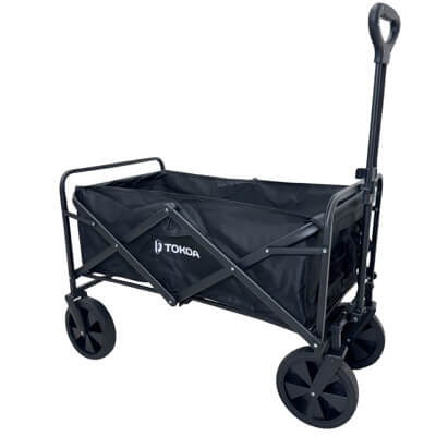 [TK-CP-01] Carro plegable metal con tela negra