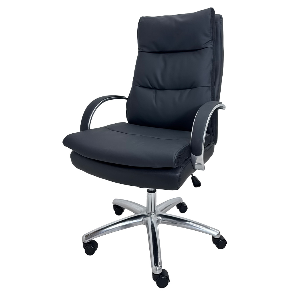 [TK-SI-73] Silla Ejecutiva Vinilo Negro