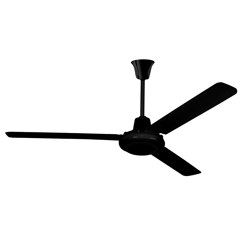 VENTILADOR INDUSTRIAL 75W NEGRO 3 ASPAS 56" IRADI