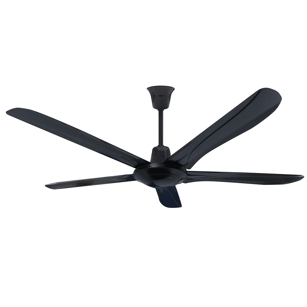 Ventilador industrial negro