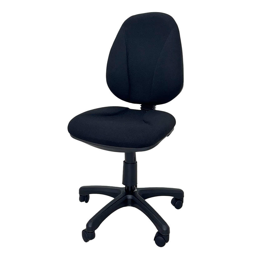 SILLA SECRETARIAL TELA NEGRA