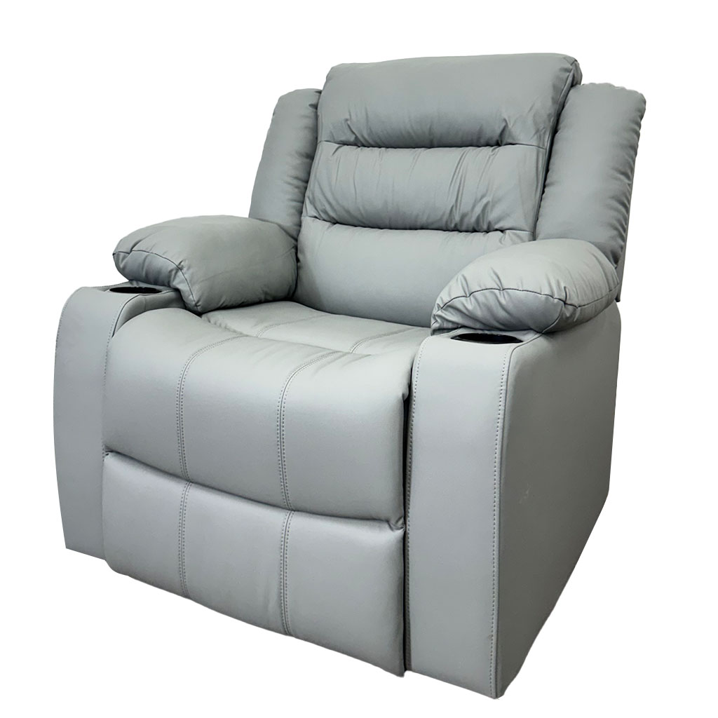 Sofá reclinable en vinilo
