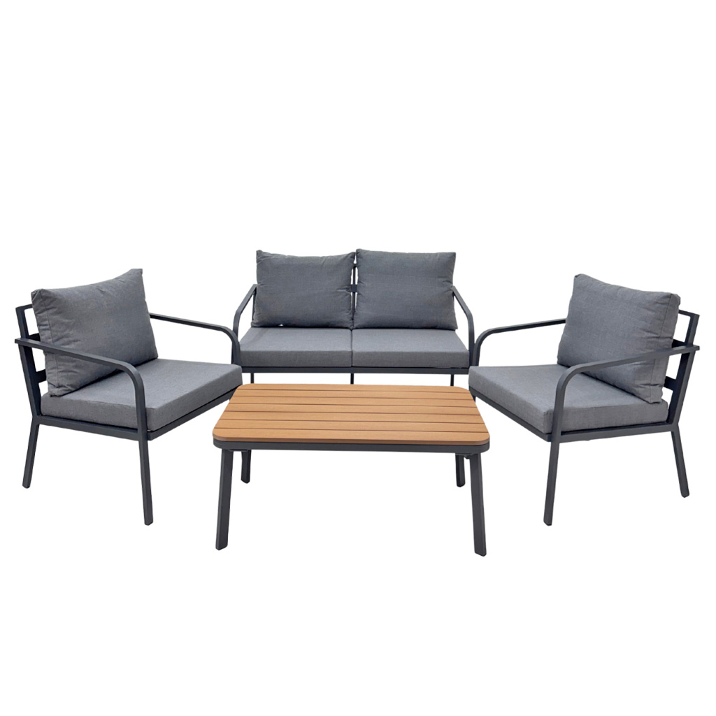 [TK-SF-80] Juego de sala y mesa de aluminio