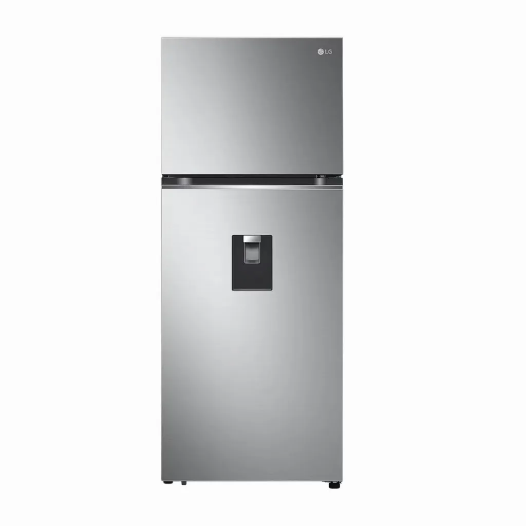 LG Refrigerador Top Freezer 14 pies color Plateado con dispensador de agua VT38WPP