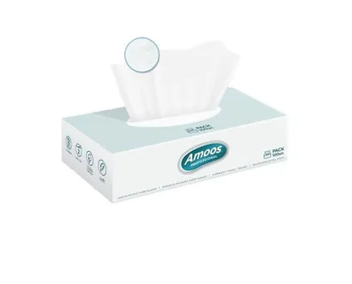 [DTF-AM00047] Amoos pañuelos faciales de papel desechable cosmetico 100 X 2 capas caja de 40unds- F622701