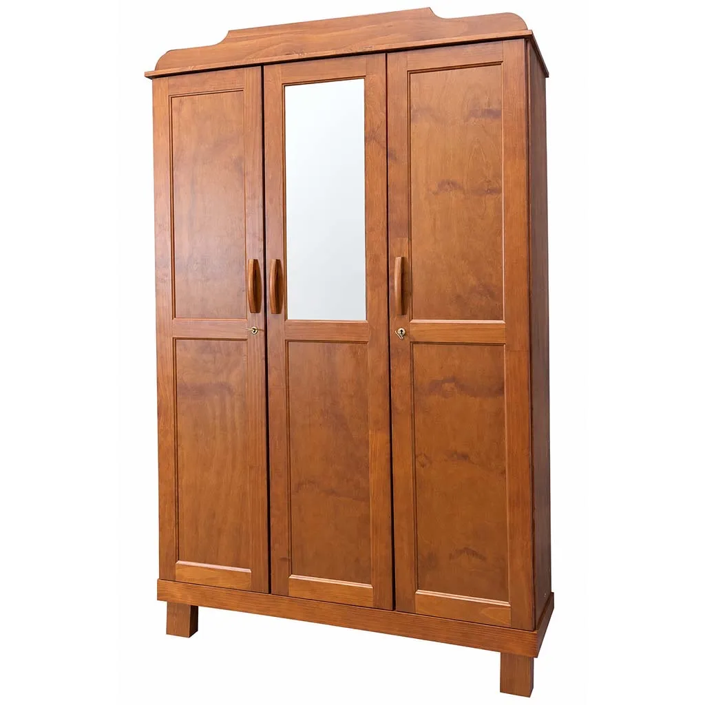[TK-1281C] ROPERO 3 PUERTAS MDF+PINO