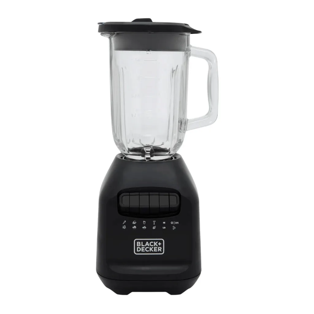 Black + Decker licuadora ice crush 1.5 lts jarra de vidrio negra - BL2209GBB-LA